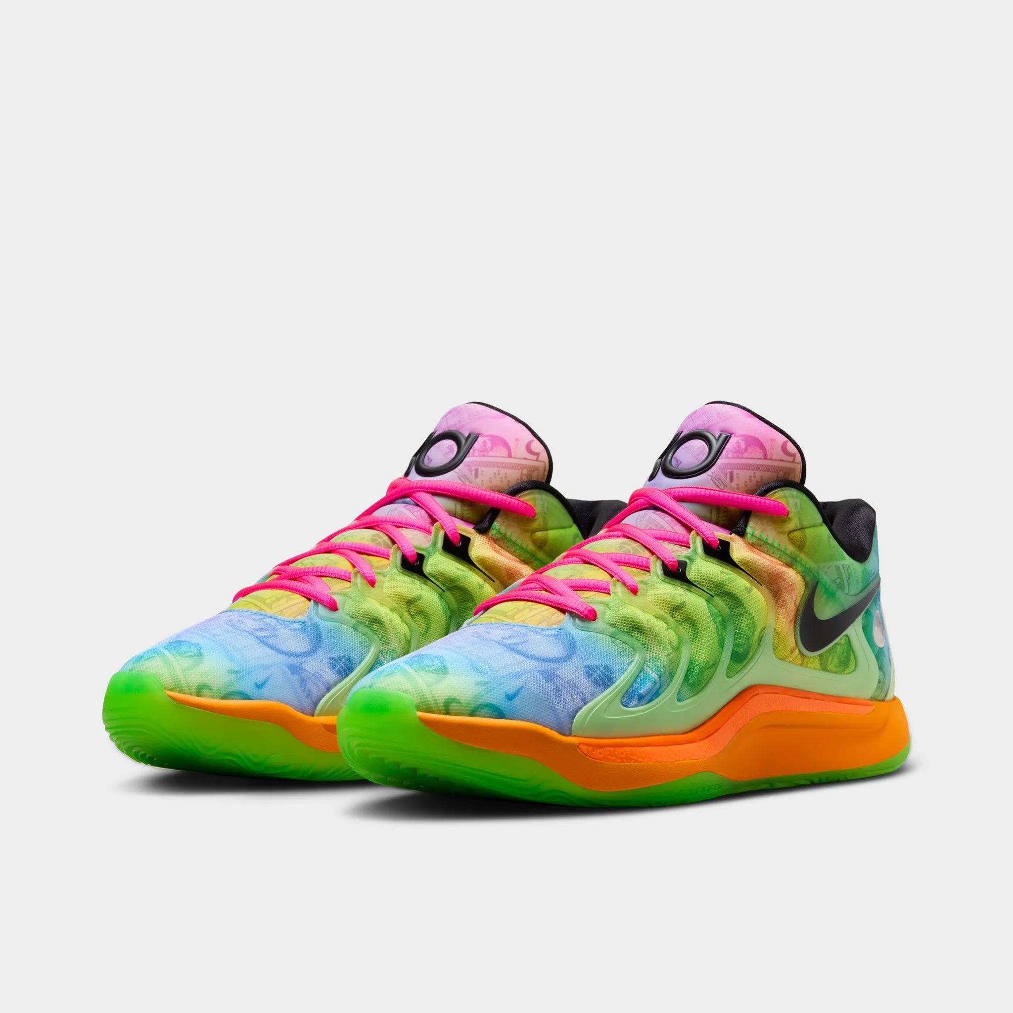 Nike KD17 Barely Volt / Baltic Blue - Hyper Pink sold by JD Sports product image thumbnail 2
