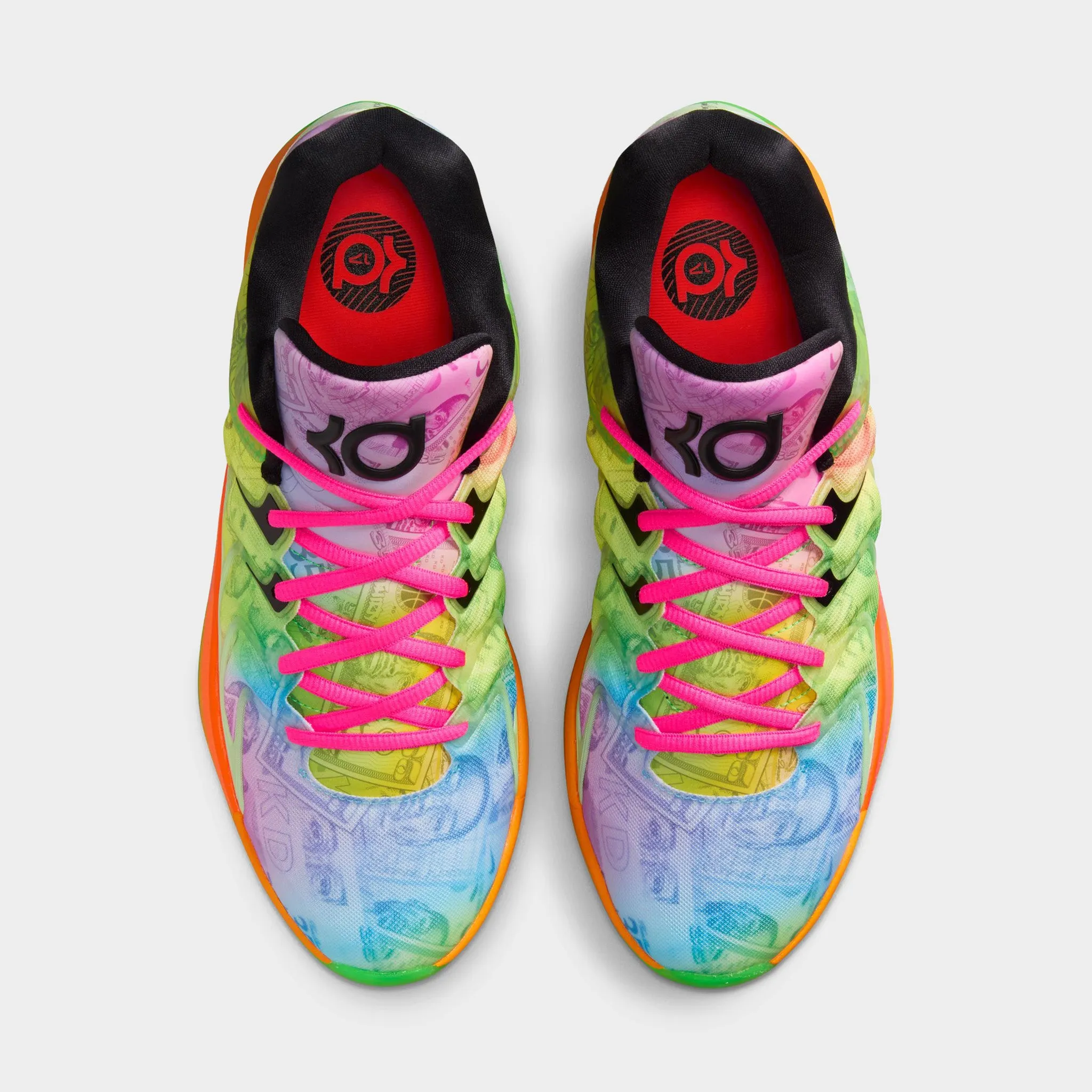 Nike KD17 Barely Volt / Baltic Blue - Hyper Pink sold by JD Sports product image thumbnail 5