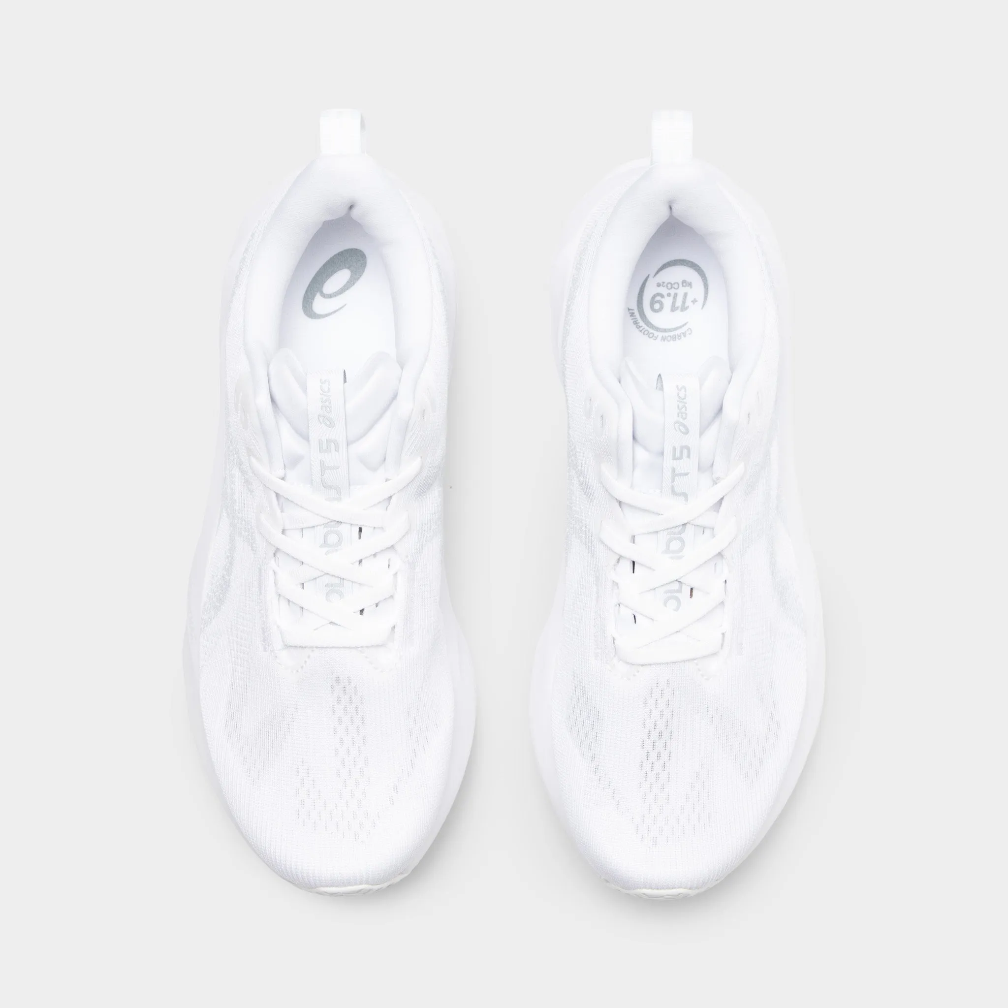 ASICS Novablast 5 White / Piedmont Grey sold by JD Sports product image thumbnail 5