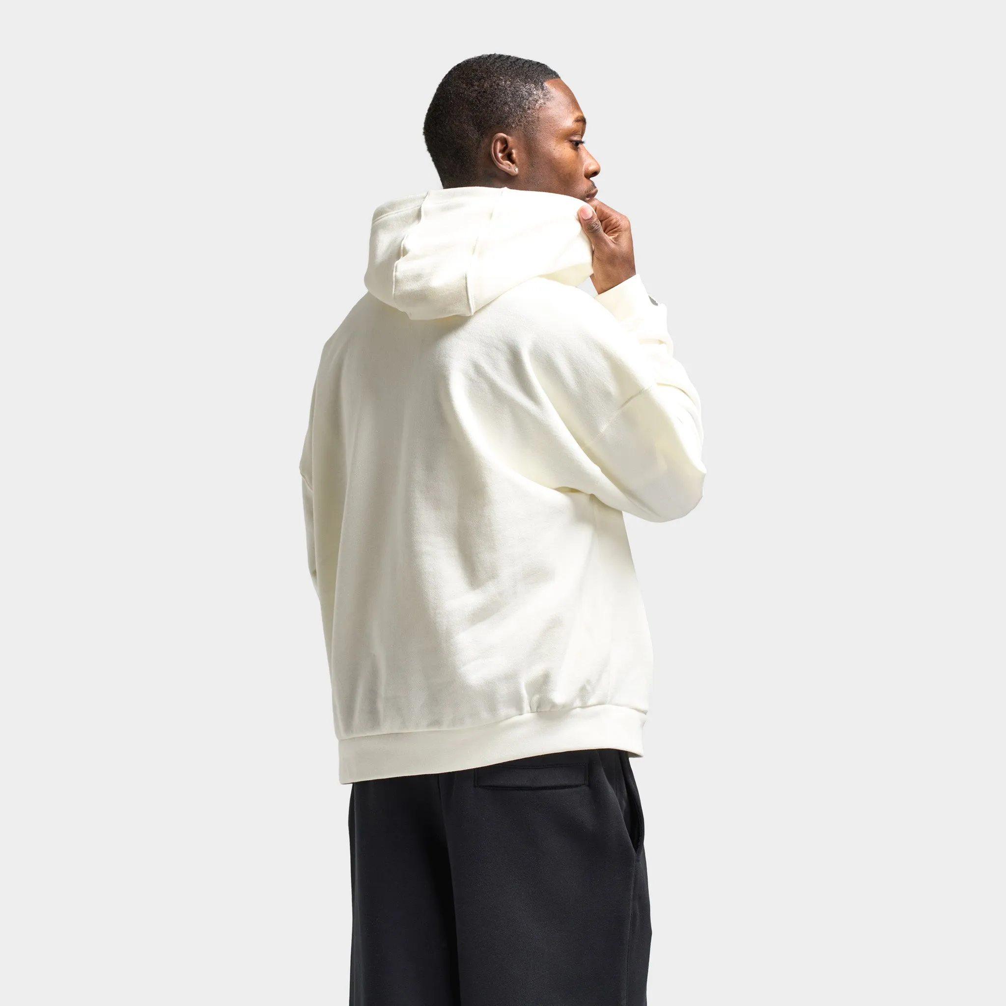 Nike Club Oversized Hoodie Sail / Sail - Black sold by JD Sports product image thumbnail 2