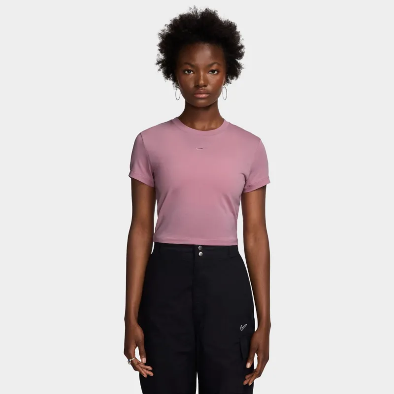 Nike Sportswear Women's Chill Knit Crop Top / Elemental Pink sold by JD Sports