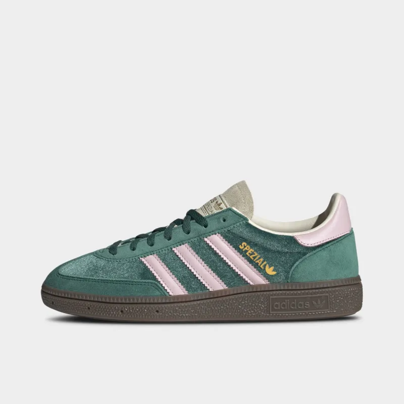 adidas Women's Handball Spezial Collegiate Green / Clear Pink - Cream White sold by JD Sports