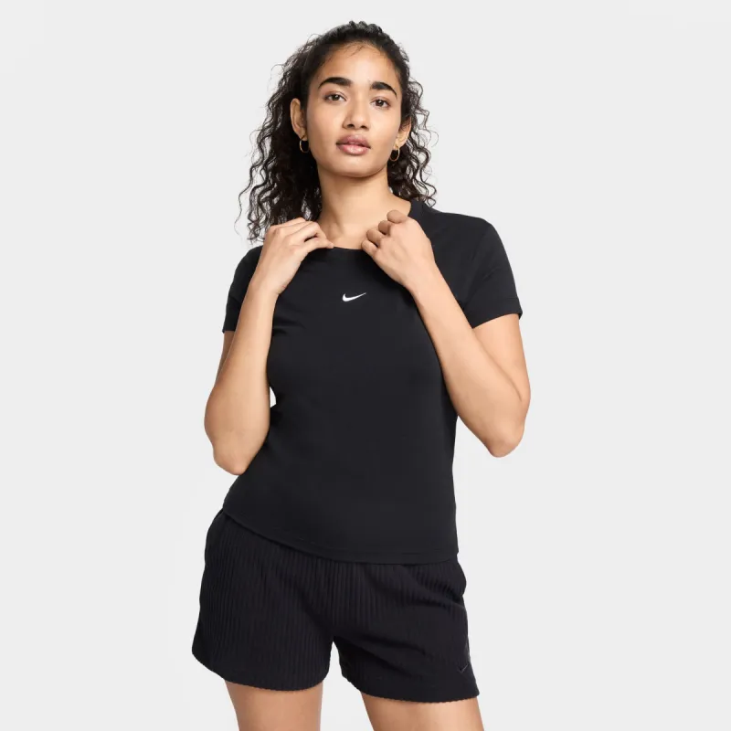 W NSW NK CHLL KNT MD CRP BLACK / WHITE sold by JD Sports