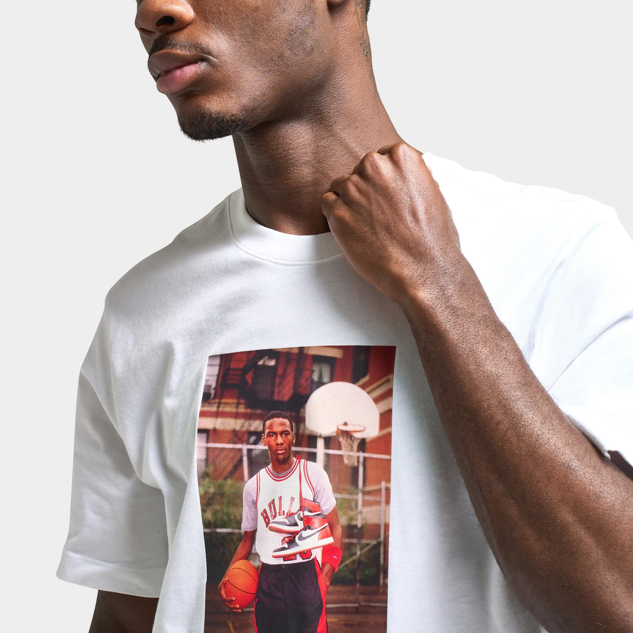 Jordan "Photo" Graphic T-Shirt White / Black sold by JD Sports product image thumbnail 3