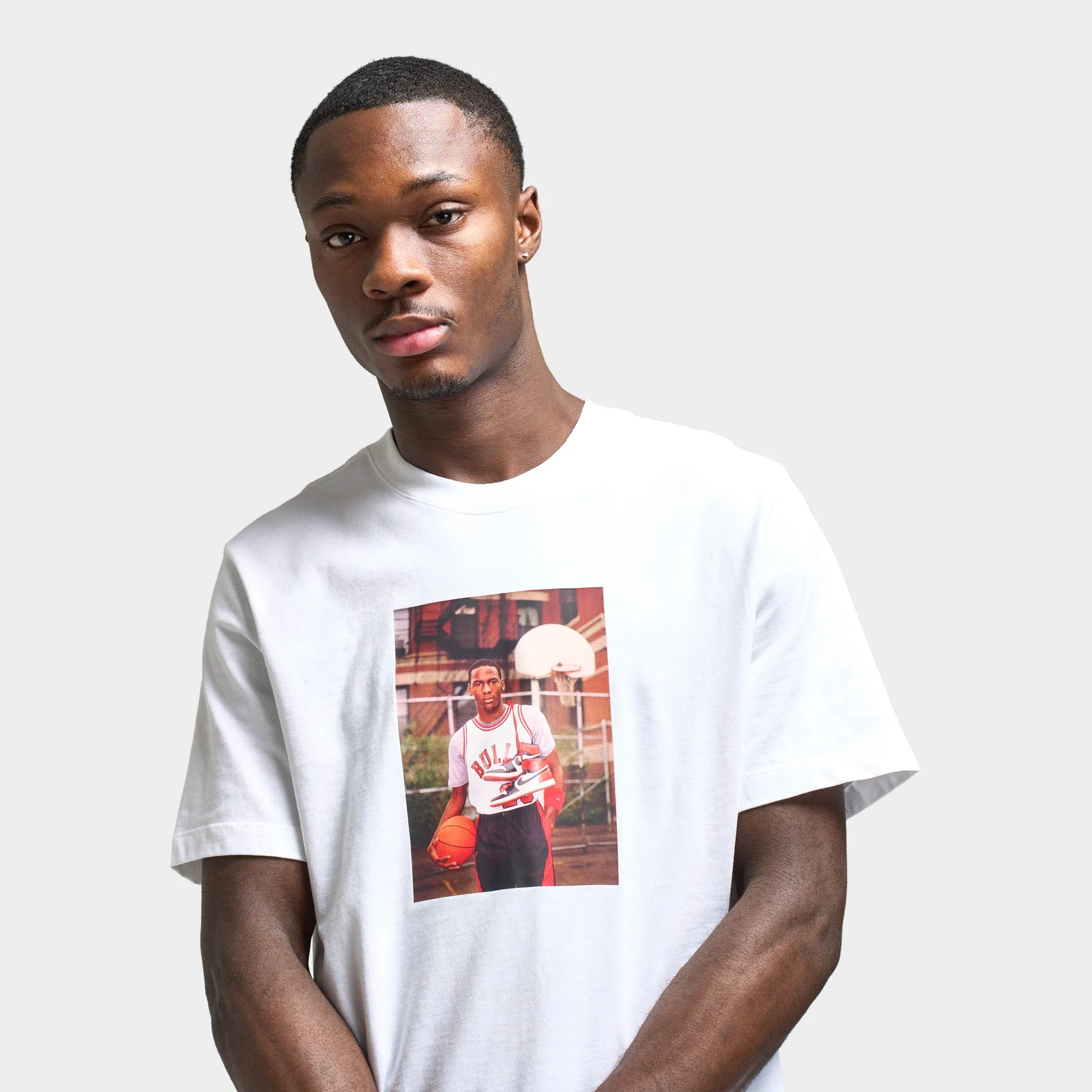 Jordan "Photo" Graphic T-Shirt White / Black sold by JD Sports product image thumbnail 4