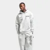 Hoodrich Legacy Oversized Hoodie Dawn Blue / Lava Smoke - Anthracite sold by JD Sports