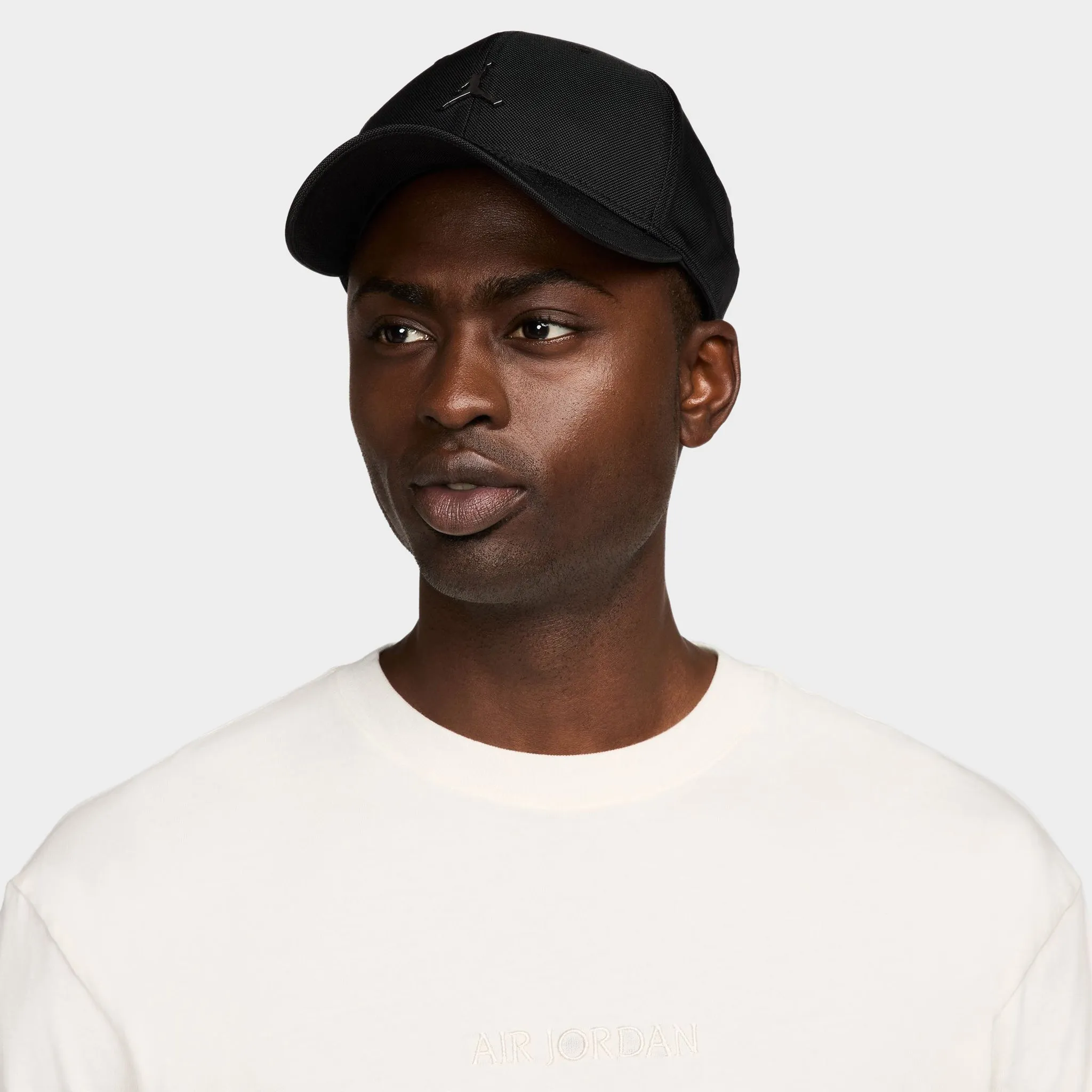 Jordan Rise Structured Metal Jumpman Strapback Cap / Black sold by JD Sports