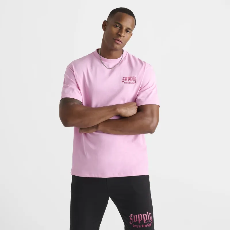 Supply & Demand Catcher T-Shirt / Lilac Sachet sold by JD Sports