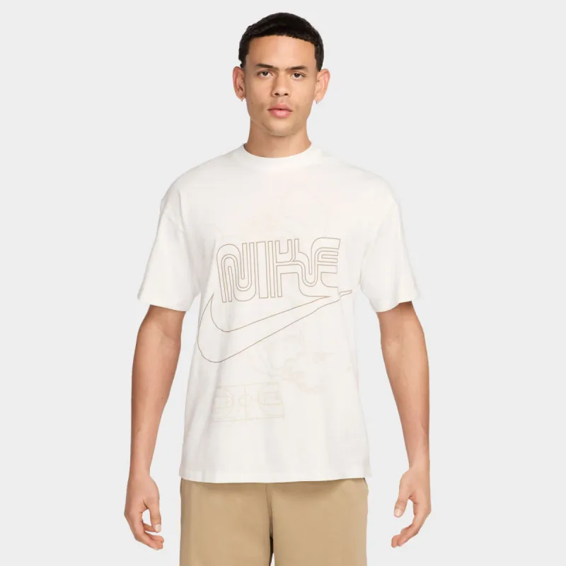 Nike Sportswear Max90 T-Shirt Sail / Khaki - Pink Foam sold by JD Sports