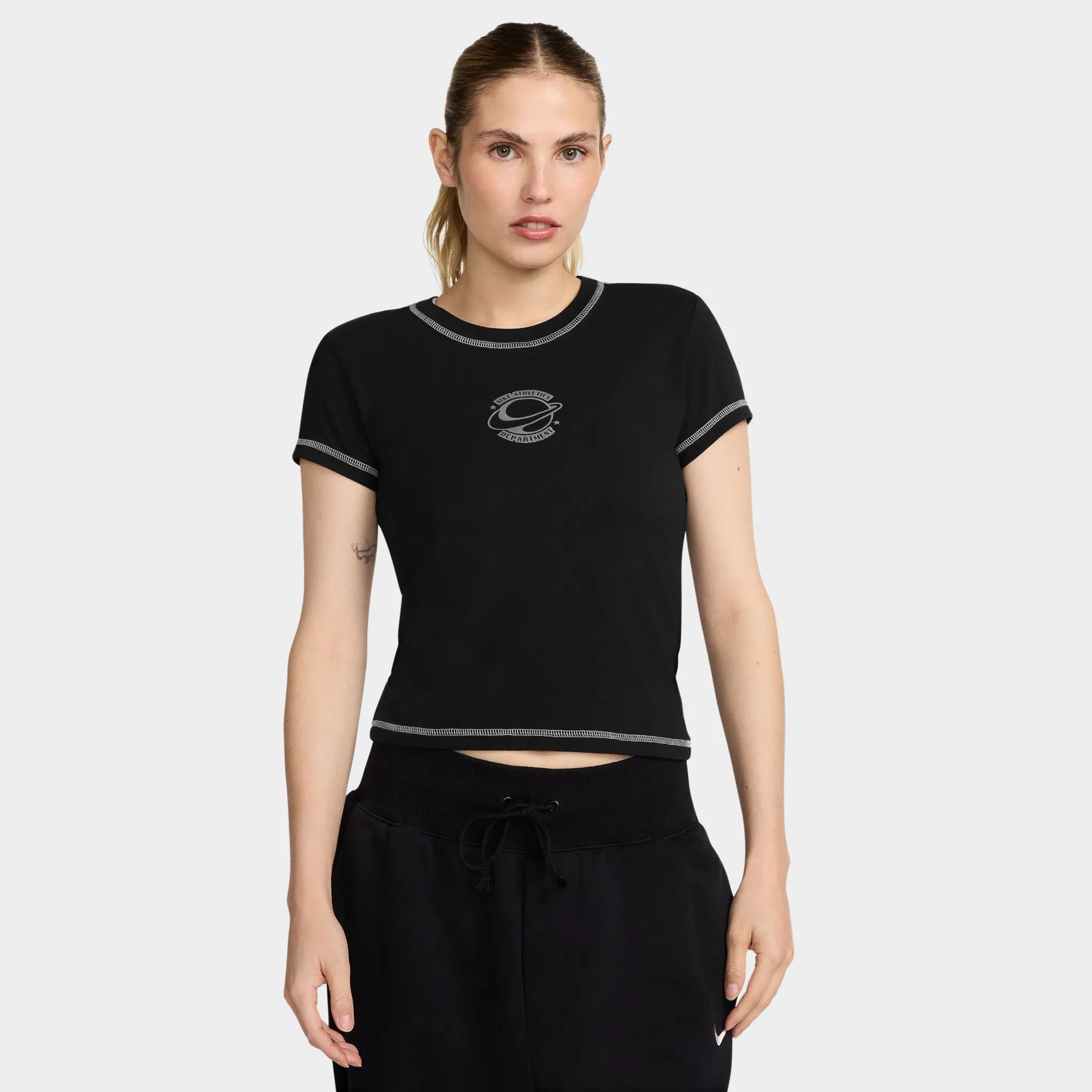 Nike Sportswear Women's Chill Knit Slim Tee / Black sold by JD Sports