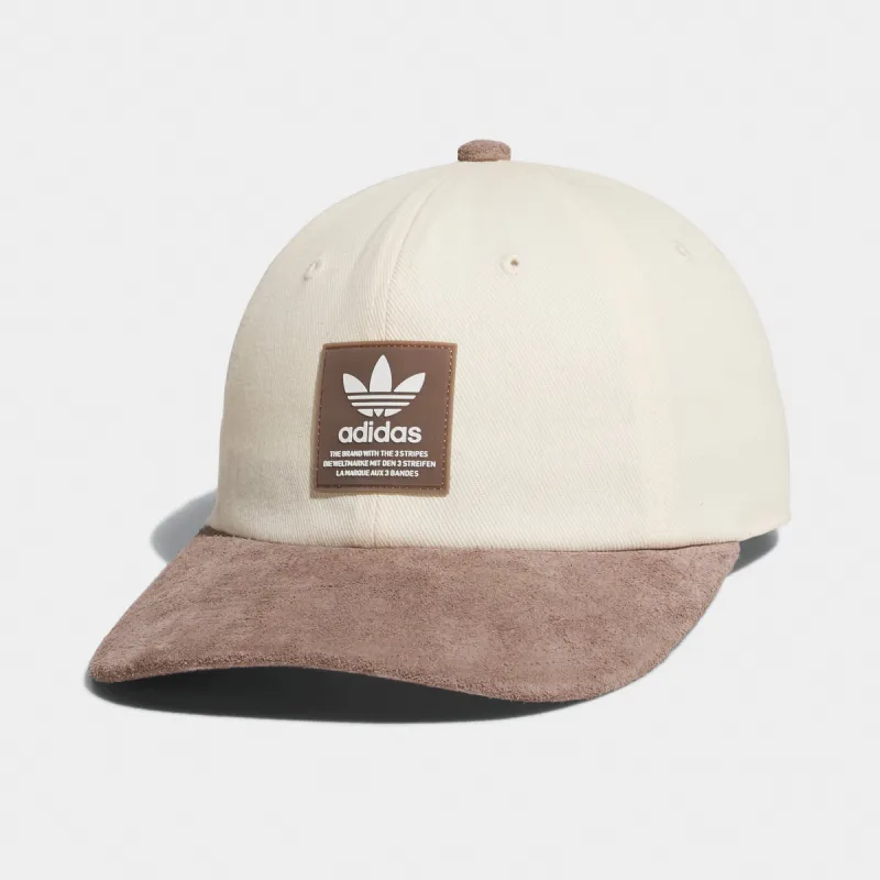 adidas Originals Terrace Strapback Cap Wonder White / Trace Brown sold by JD Sports