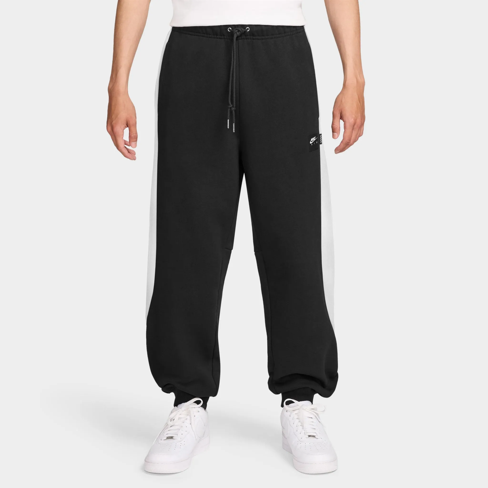 Nike Air Fleece Joggers Black / White - White sold by JD Sports