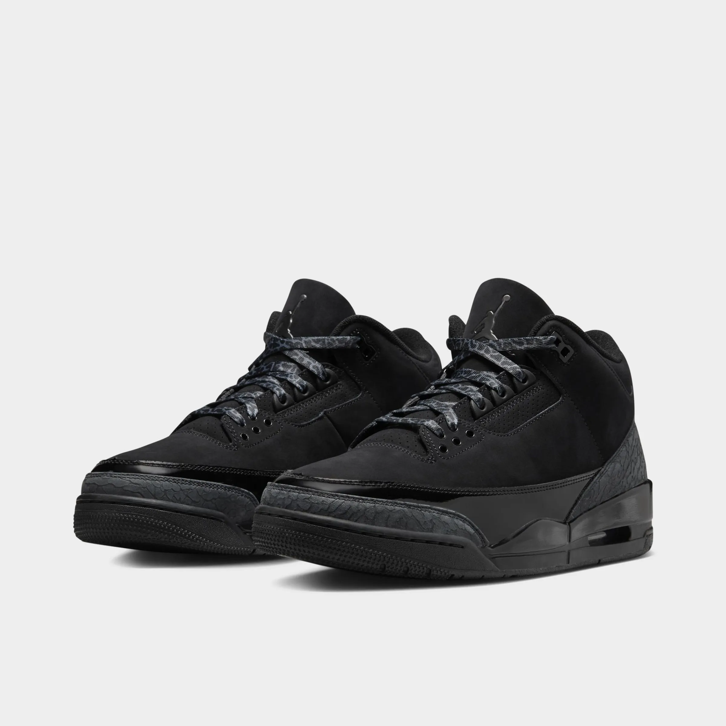 Jordan 3 Retro Black / Dark Charcoal - White sold by JD Sports product image thumbnail 2