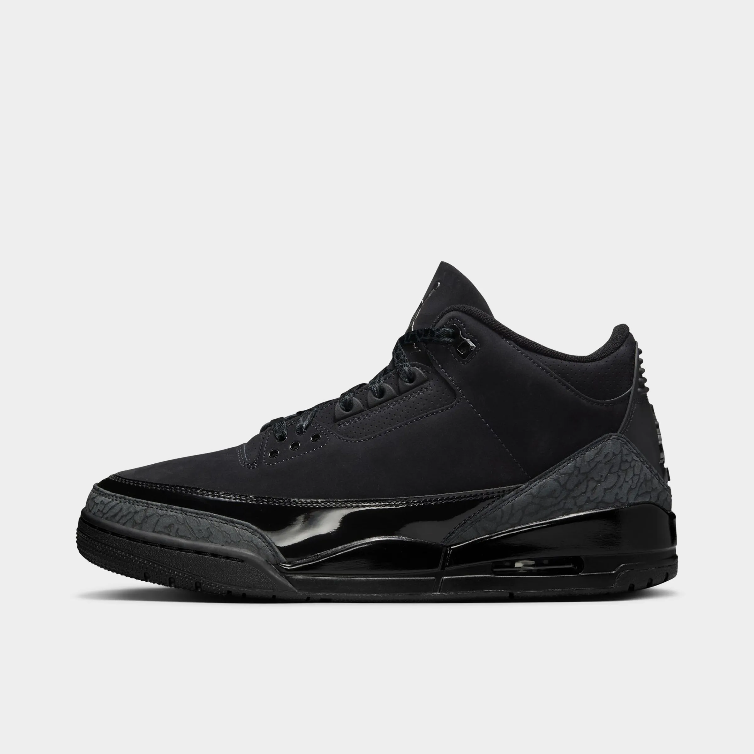 Jordan 3 Retro Black / Dark Charcoal - White sold by JD Sports