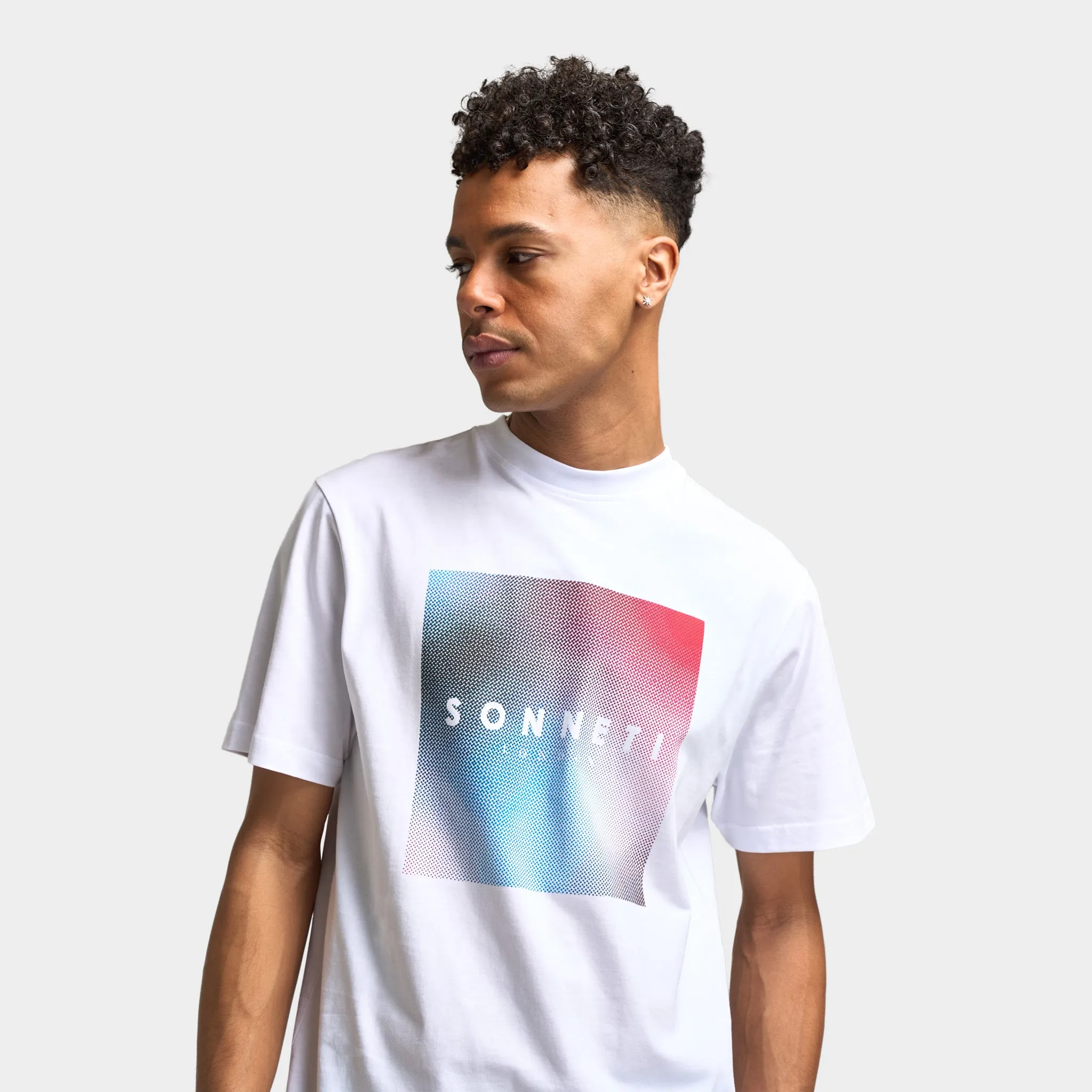 Sonneti Dunlo Graphic T-Shirt / Optic White sold by JD Sports product image thumbnail 3
