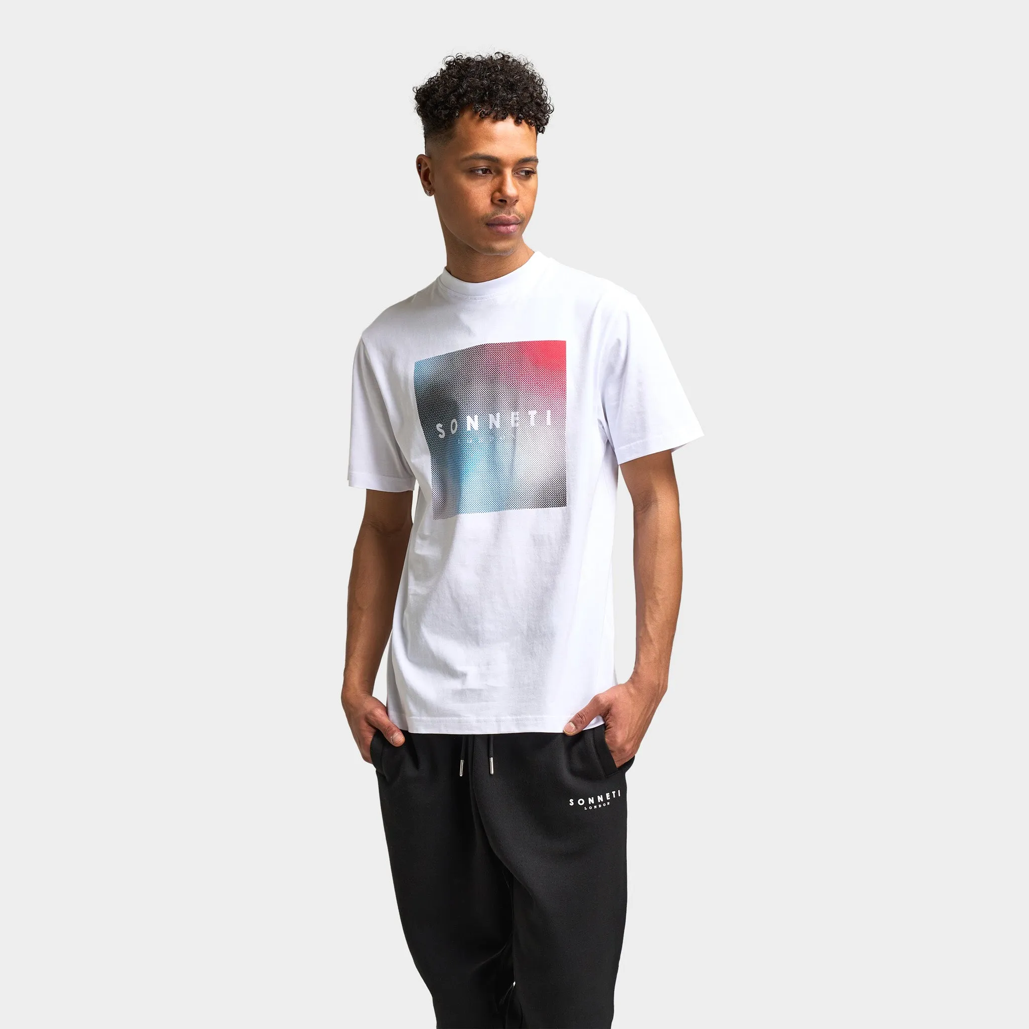 Sonneti Dunlo Graphic T-Shirt / Optic White sold by JD Sports