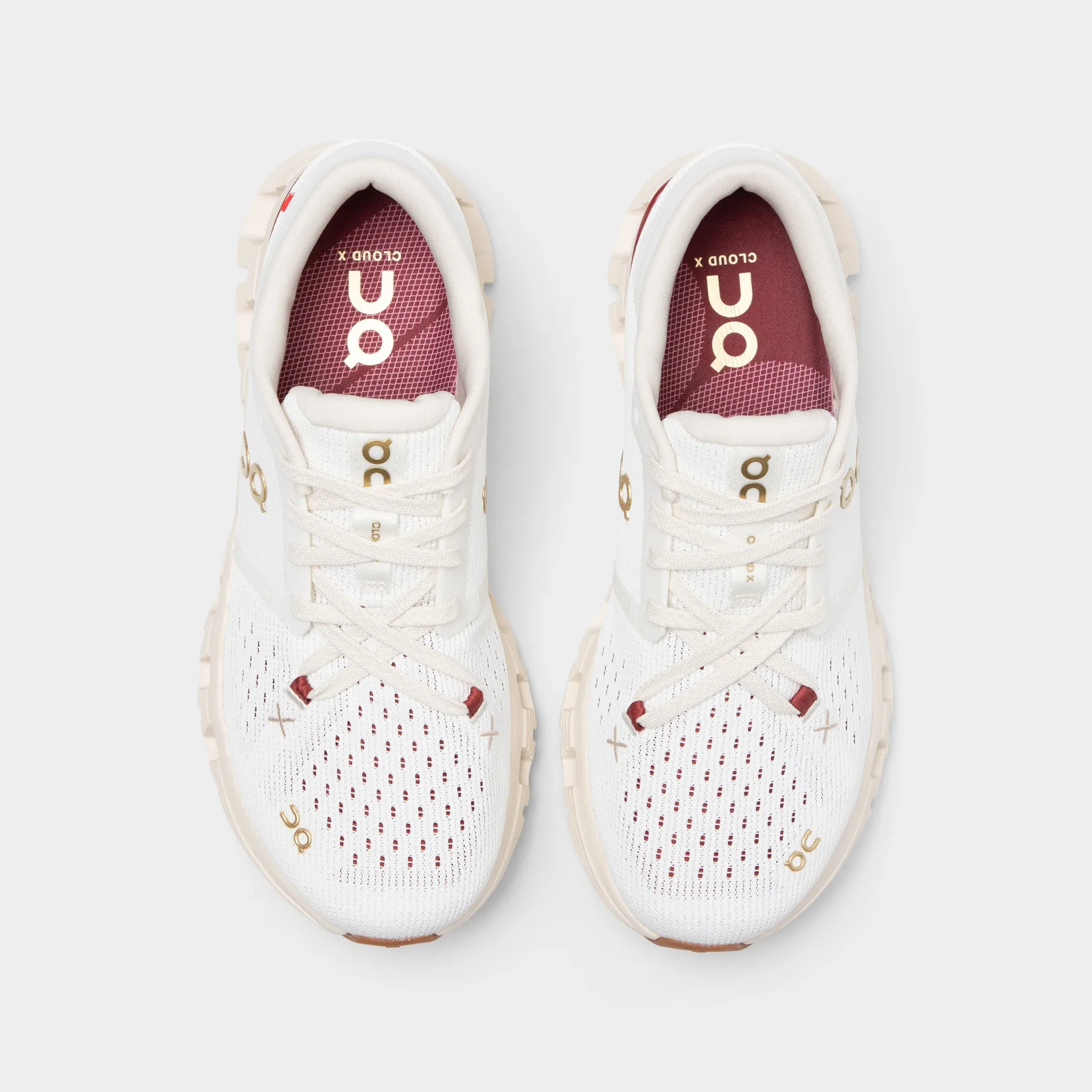 On Women's Cloud X 4 Ivory / Cream sold by JD Sports product image thumbnail 5