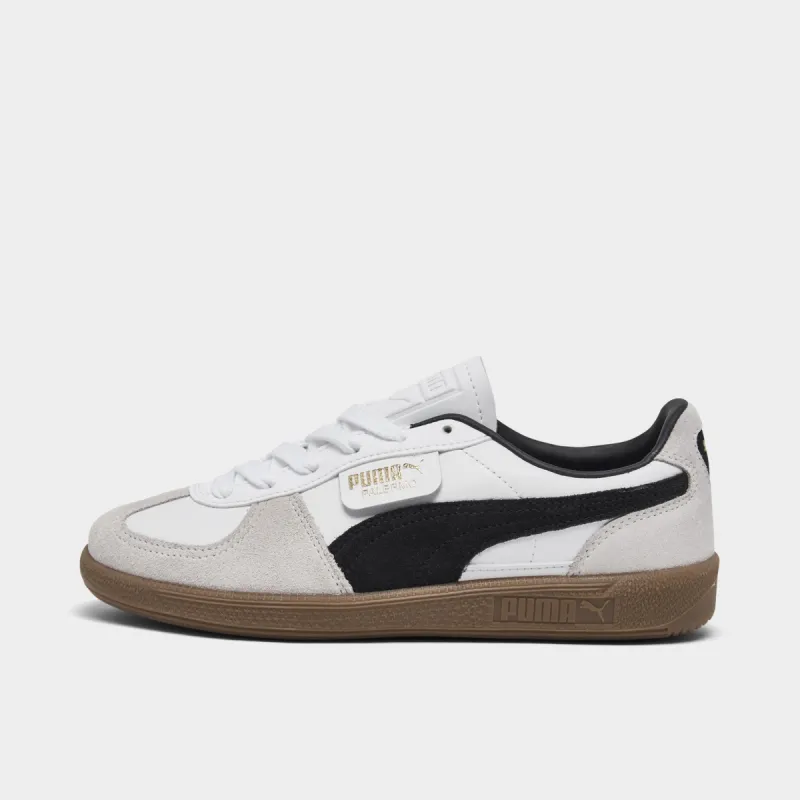 Puma Women's Palermo Leather White / Vapor Grey - Gum sold by JD Sports