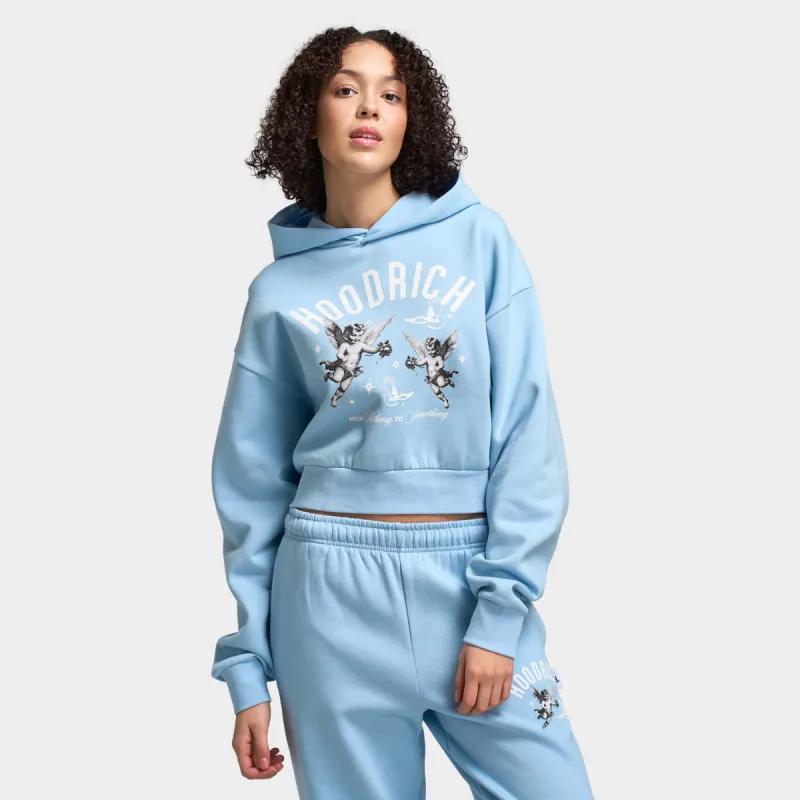 Hoodrich Women's Grace Rhinestone Boxy Hoodie Clear Sky / White sold by JD Sports