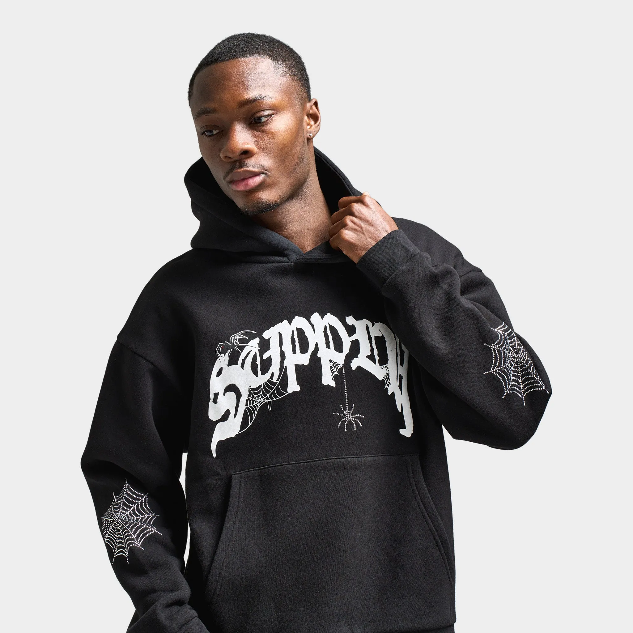 Supply & Demand Crawler Pullover Hoodie / Black sold by JD Sports product image thumbnail 3