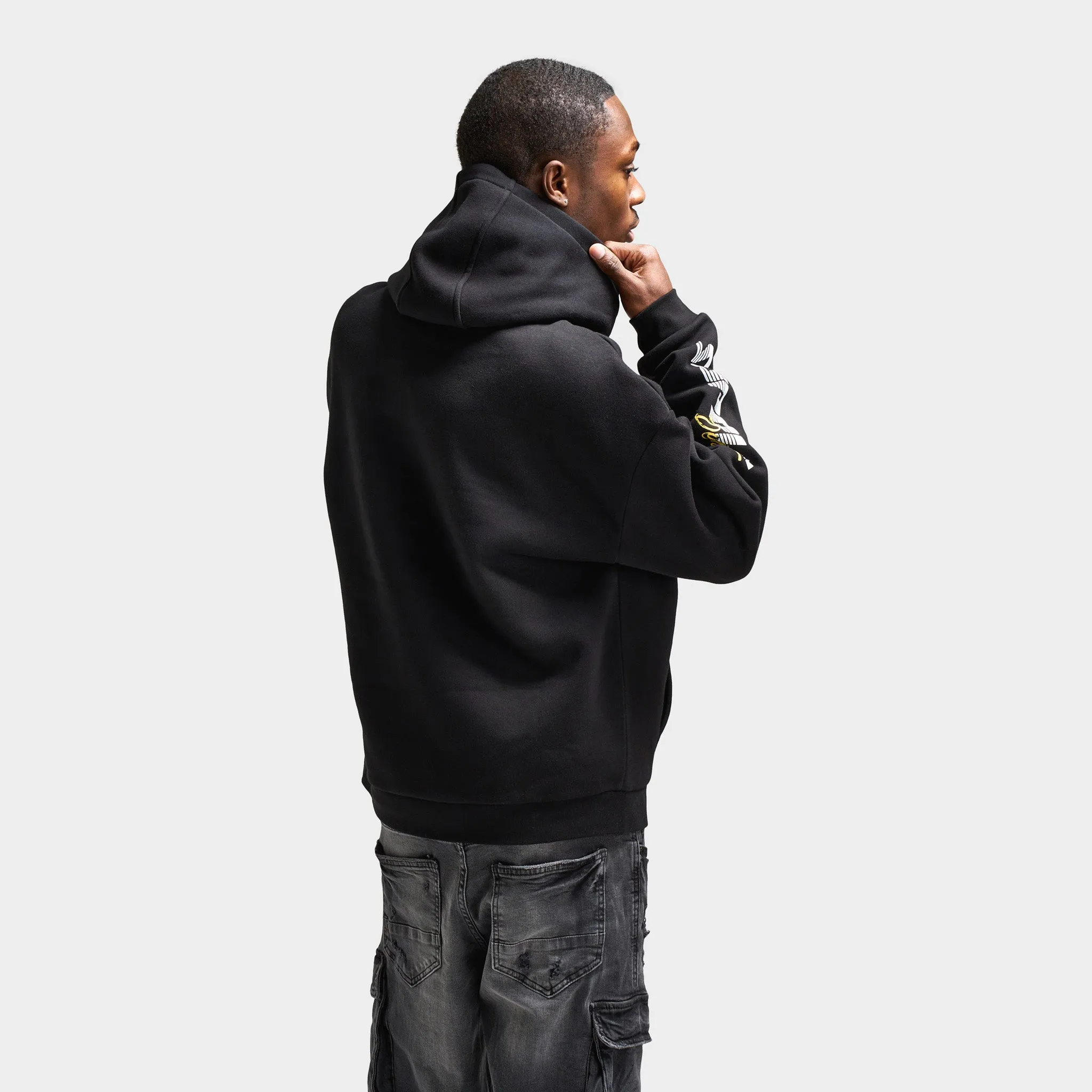 Supply & Demand Boyd Pullover Hoodie / Black sold by JD Sports product image thumbnail 2