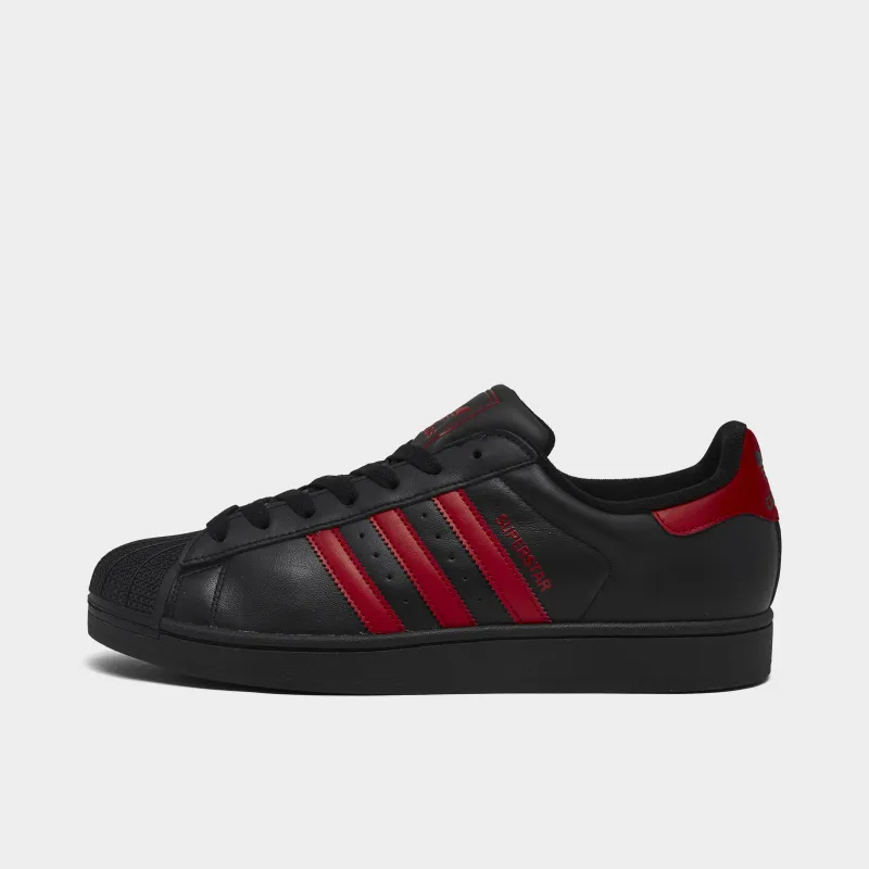 adidas Superstar II Black / Red sold by JD Sports