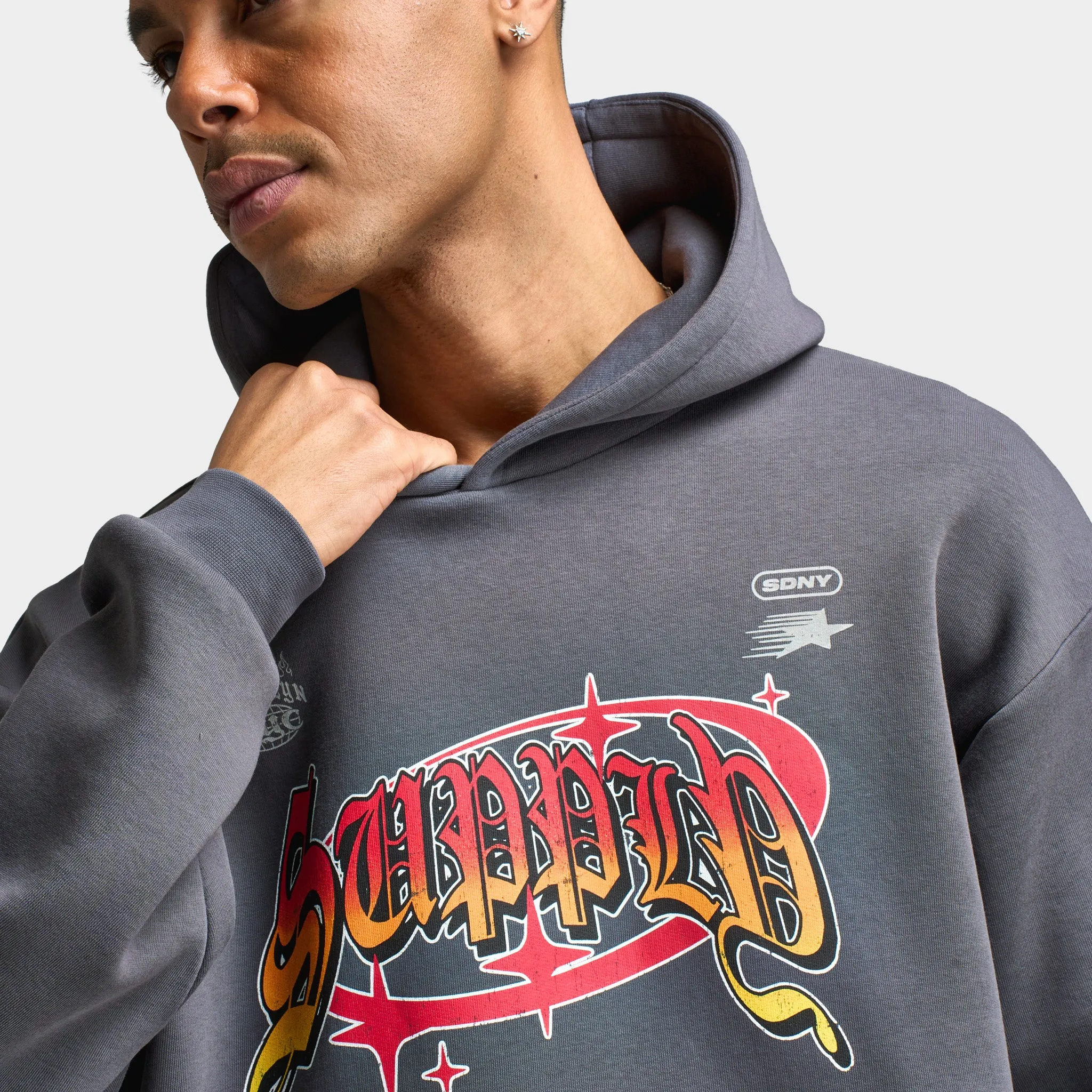 Supply & Demand Ashburn Pullover Hoodie / Dark Grey sold by JD Sports product image thumbnail 4