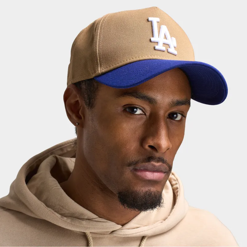 New Era Los Angeles Dodgers 9FORTY AF Snapback Khaki / Dark Royal sold by JD Sports