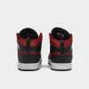 Jordan 1 Mid PS Black / Varsity Red - Summit White sold by JD Sports