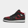Jordan 1 Mid PS Black / Varsity Red - Summit White sold by JD Sports