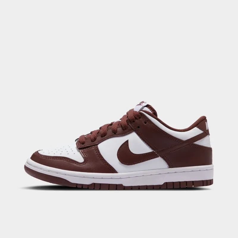 Nike Dunk Low GS White / Redwood - Gym Red sold by JD Sports