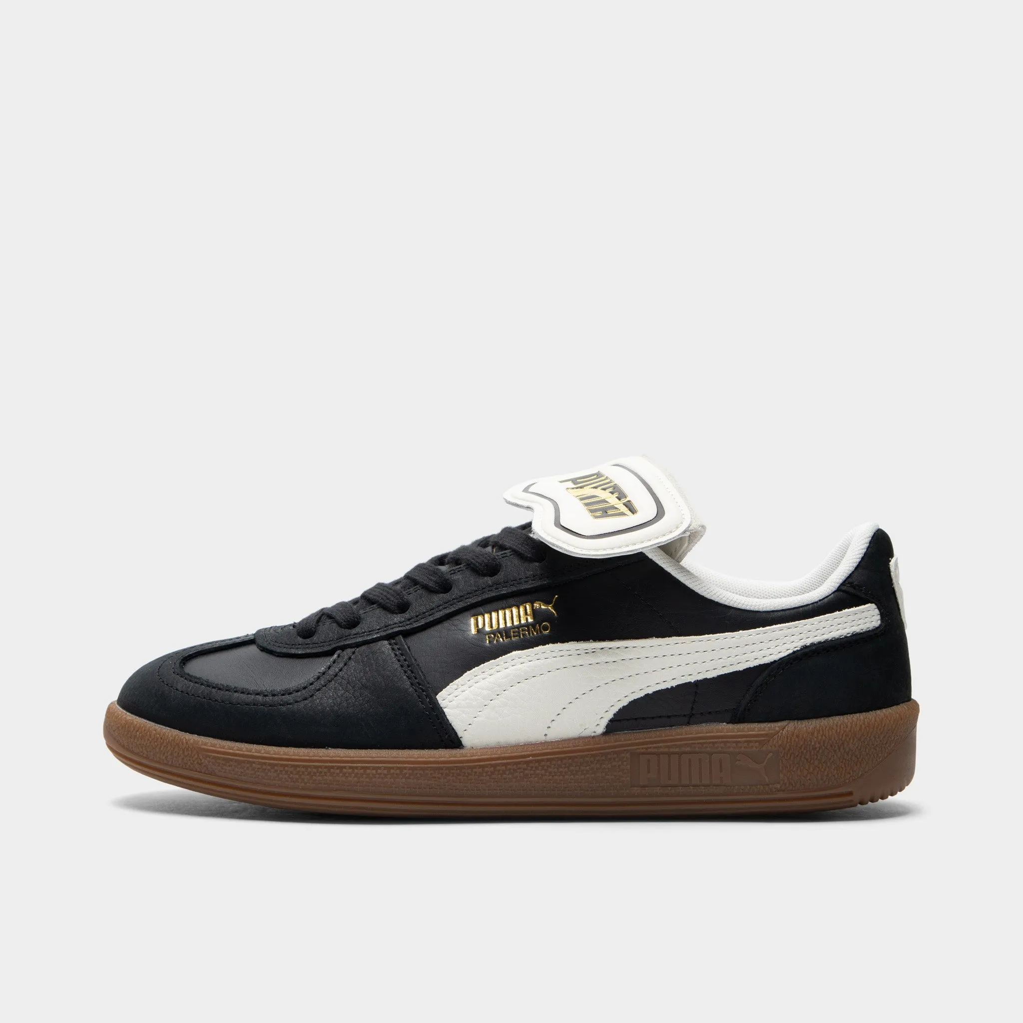PUMA Palermo Premium Black / Warm White sold by JD Sports
