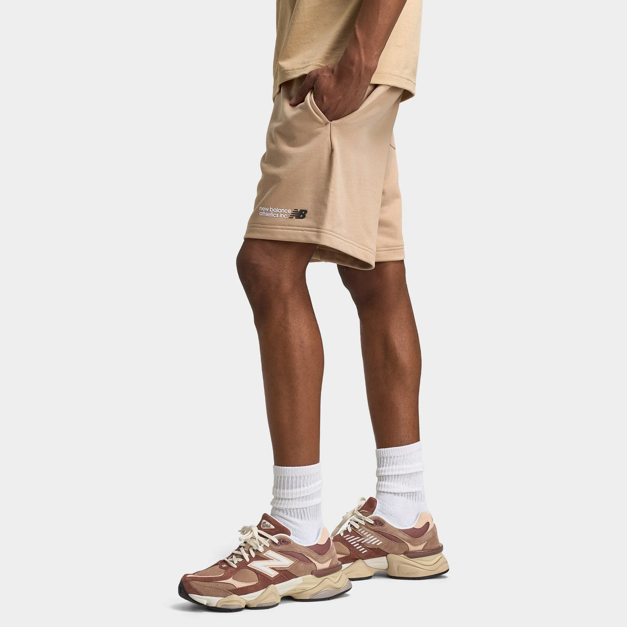 New Balance Tone Fleece Shorts / Incense sold by JD Sports product image thumbnail 4