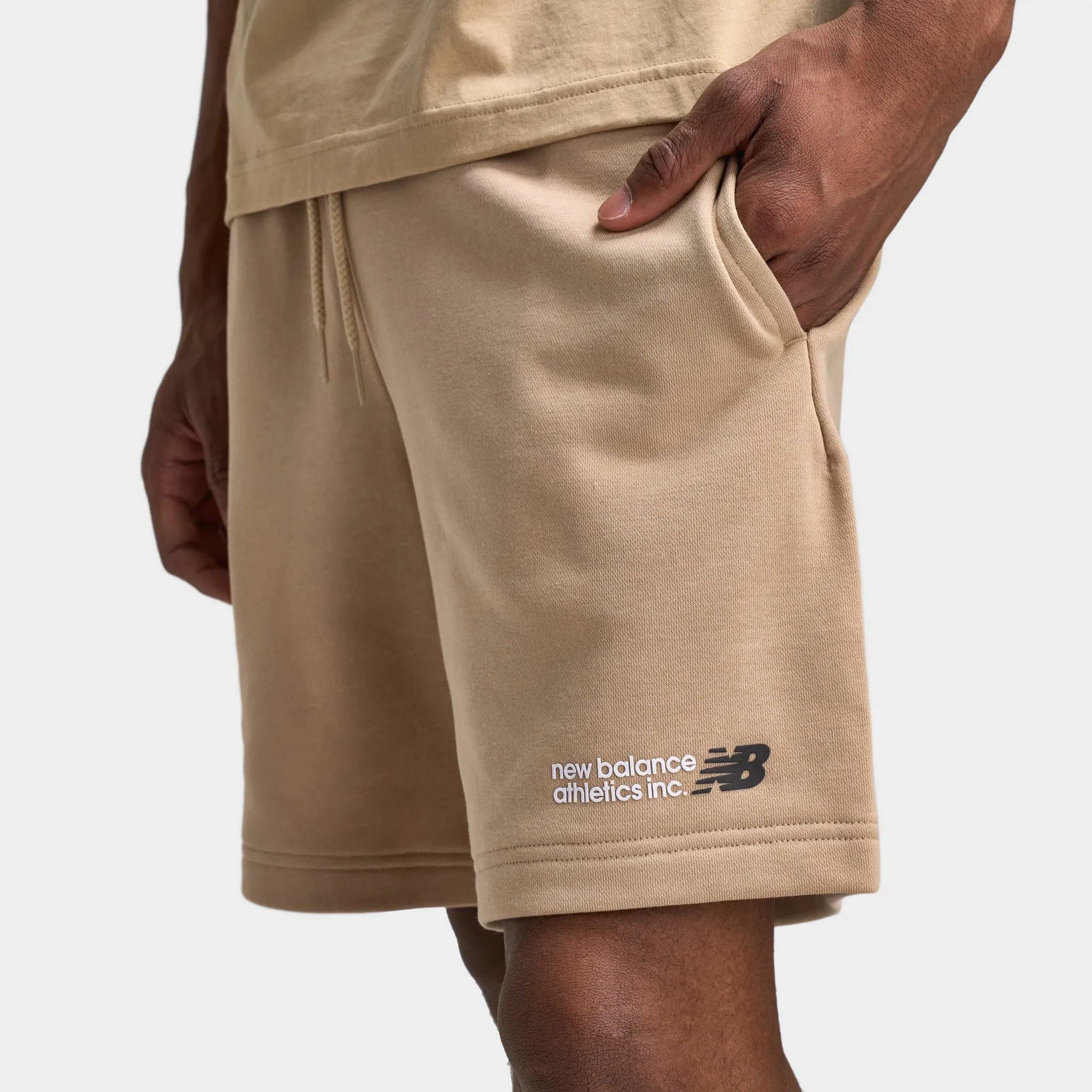 New Balance Tone Fleece Shorts / Incense sold by JD Sports product image thumbnail 3