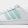 adidas Women's Superstar II White / Semi Flash Aqua - Easy Mint sold by JD Sports