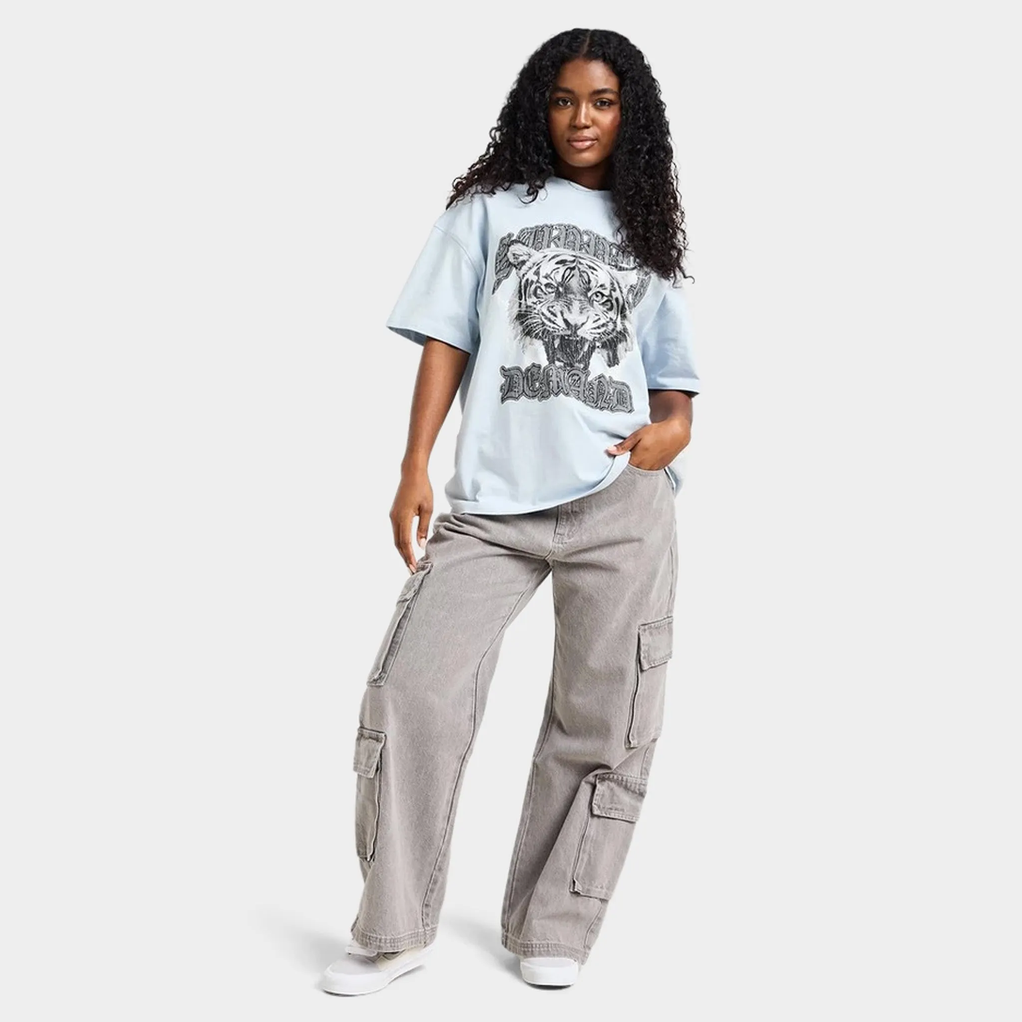 Supply & Demand Women's Tiger Graphic T-Shirt / Niagara Mist sold by JD Sports product image thumbnail 5