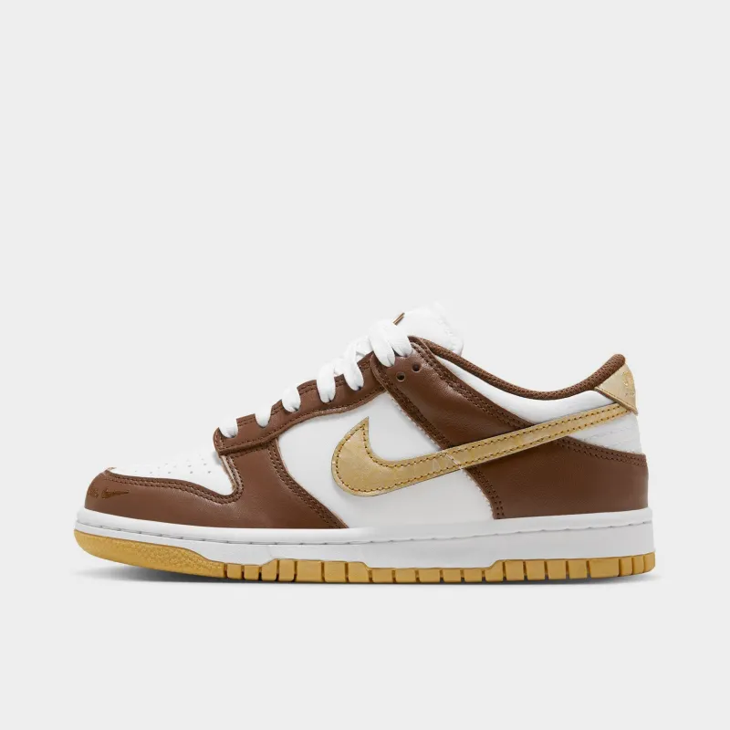 Nike Dunk Low GS White / Metallic Gold - White sold by JD Sports