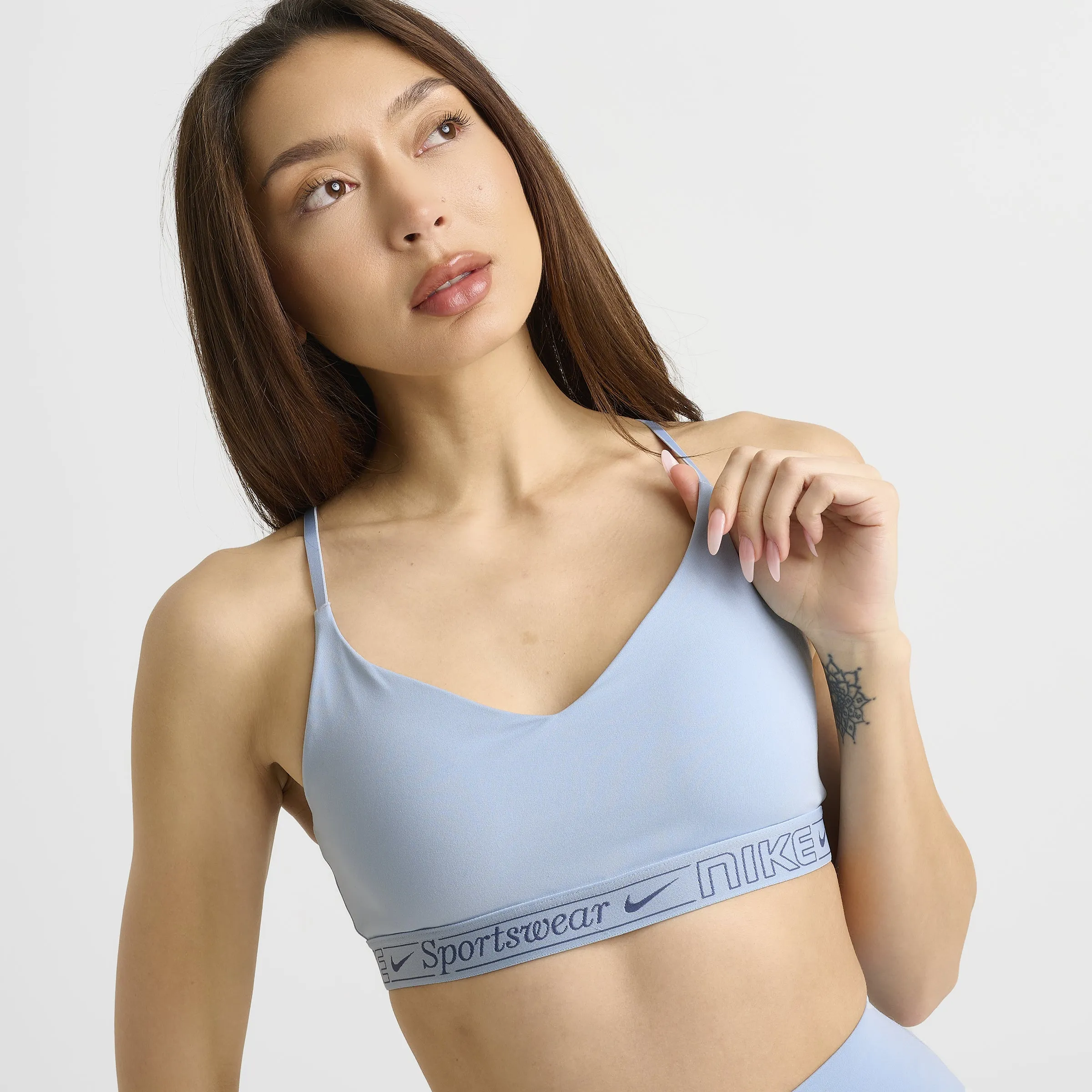 Nike Women's Indy Light Support Padded Bra / Light Armory Blue sold by JD Sports product image thumbnail 4