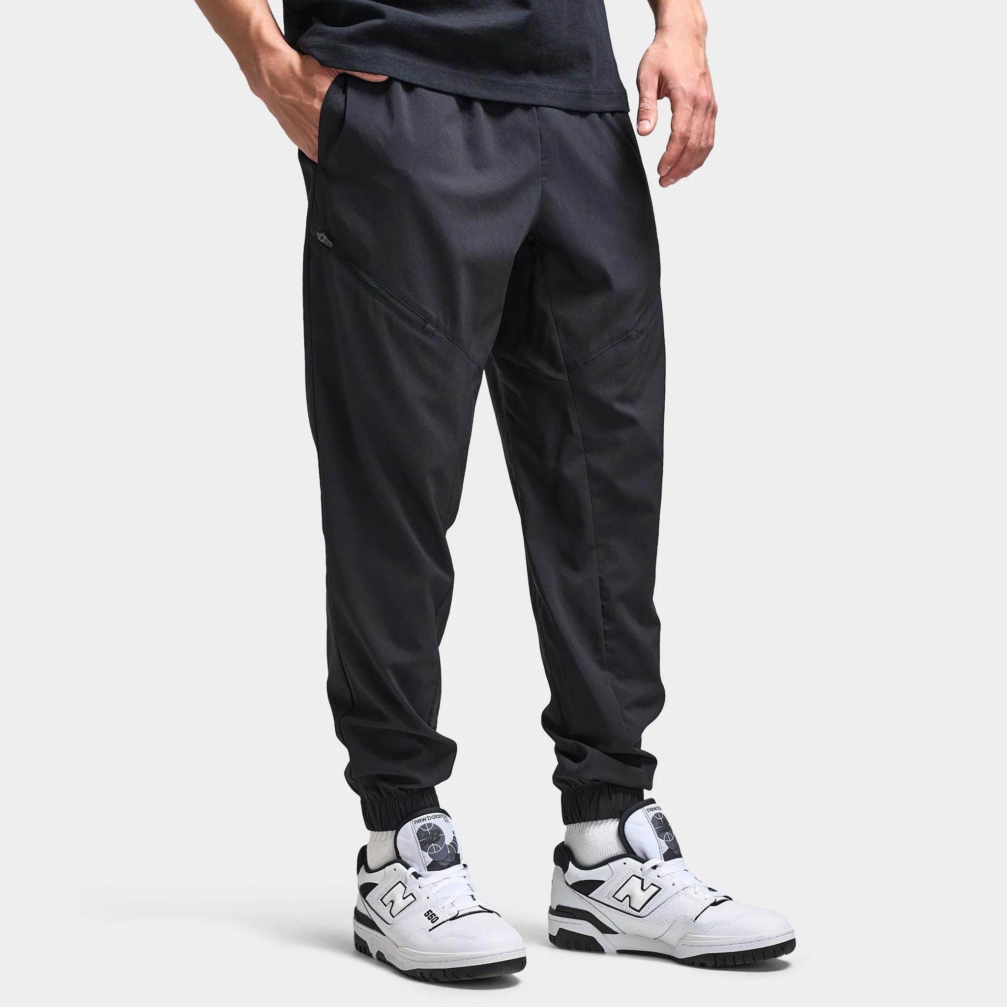 New Balance Woven Zip Pocket Pants Black / Slate Grey sold by JD Sports product image thumbnail 5