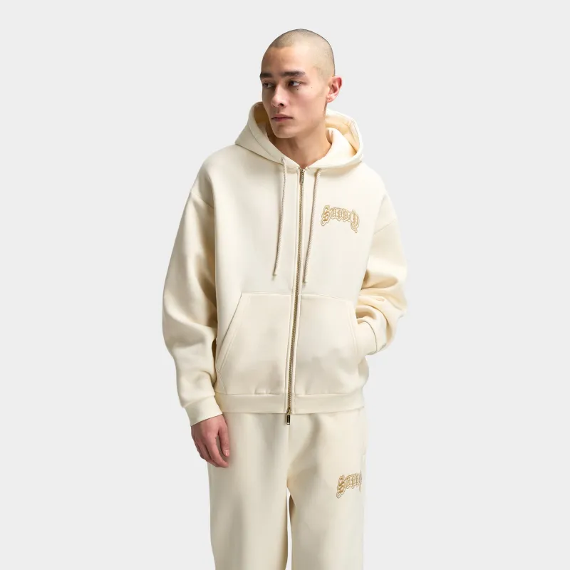 Supply & Demand Barron Full Zip Hoodie / Tofu sold by JD Sports
