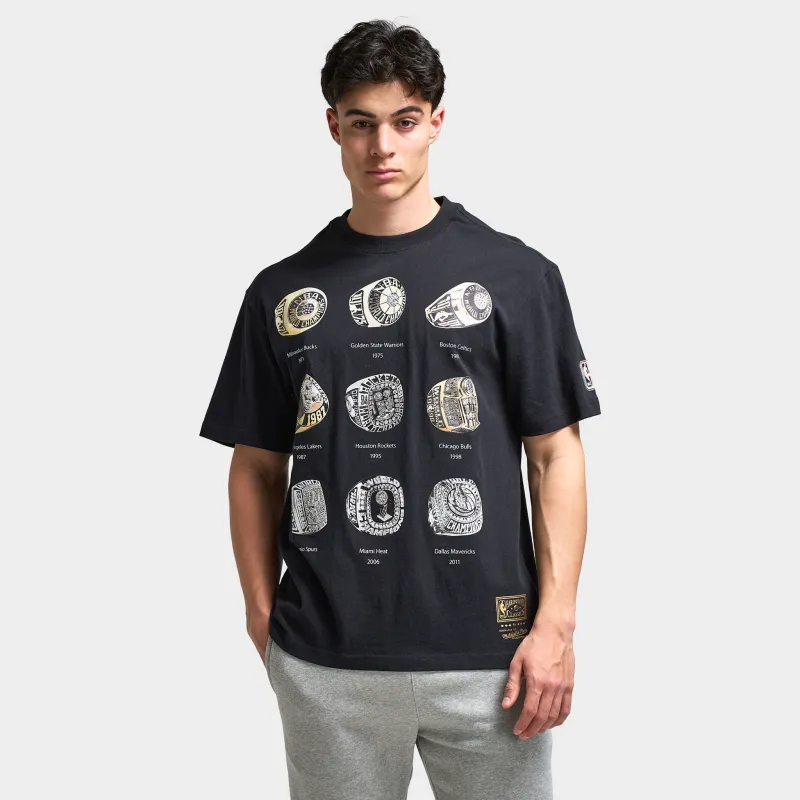 Mitchell & Ness Champ Rings Multi T-Shirt / Black made by Mitchell & Ness