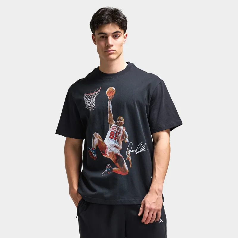 Mitchell & Ness Chicago Bulls Dennis Rodman Player & Stats T