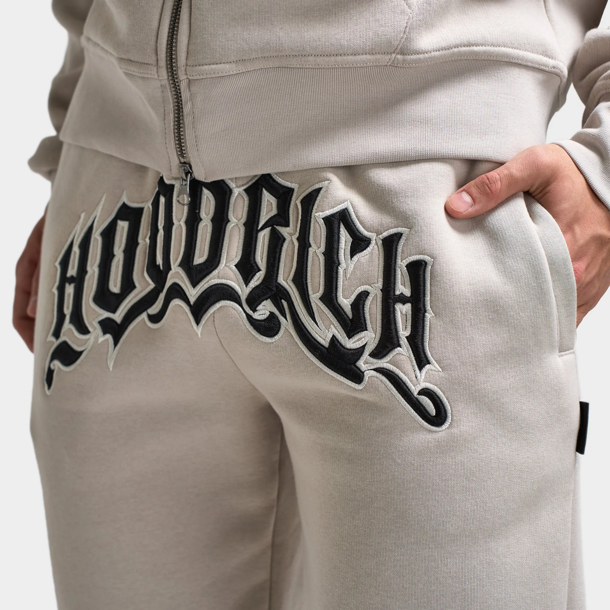 Hoodrich Ritual Oversized Joggers Silver Grey / Blanc De Blanc - Black sold by JD Sports product image thumbnail 5