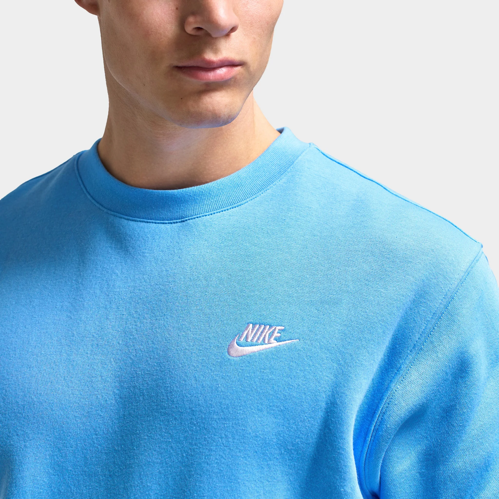 Nike Sportswear Club Crew Neck University Blue / White sold by JD Sports product image thumbnail 4