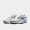 Nike Air Max 90 White / Racer Blue - College Grey sold by JD Sports