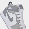 Jordan 1 Mid SE PS White / Cool Grey - Medium Grey sold by JD Sports