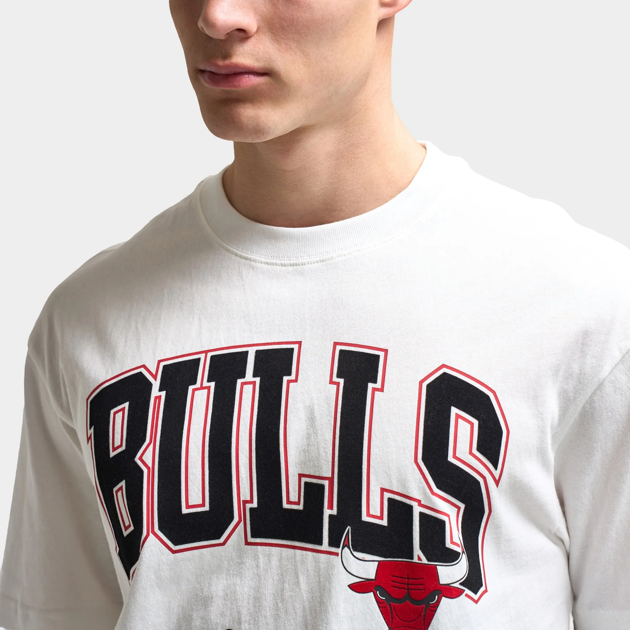 Mitchell & Ness Chicago Bulls Multi Logo T-Shirt / White sold by JD Sports product image thumbnail 4