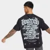 Hoodrich Tornado Oversized Graphic T-Shirt Black / White - Blue sold by JD Sports