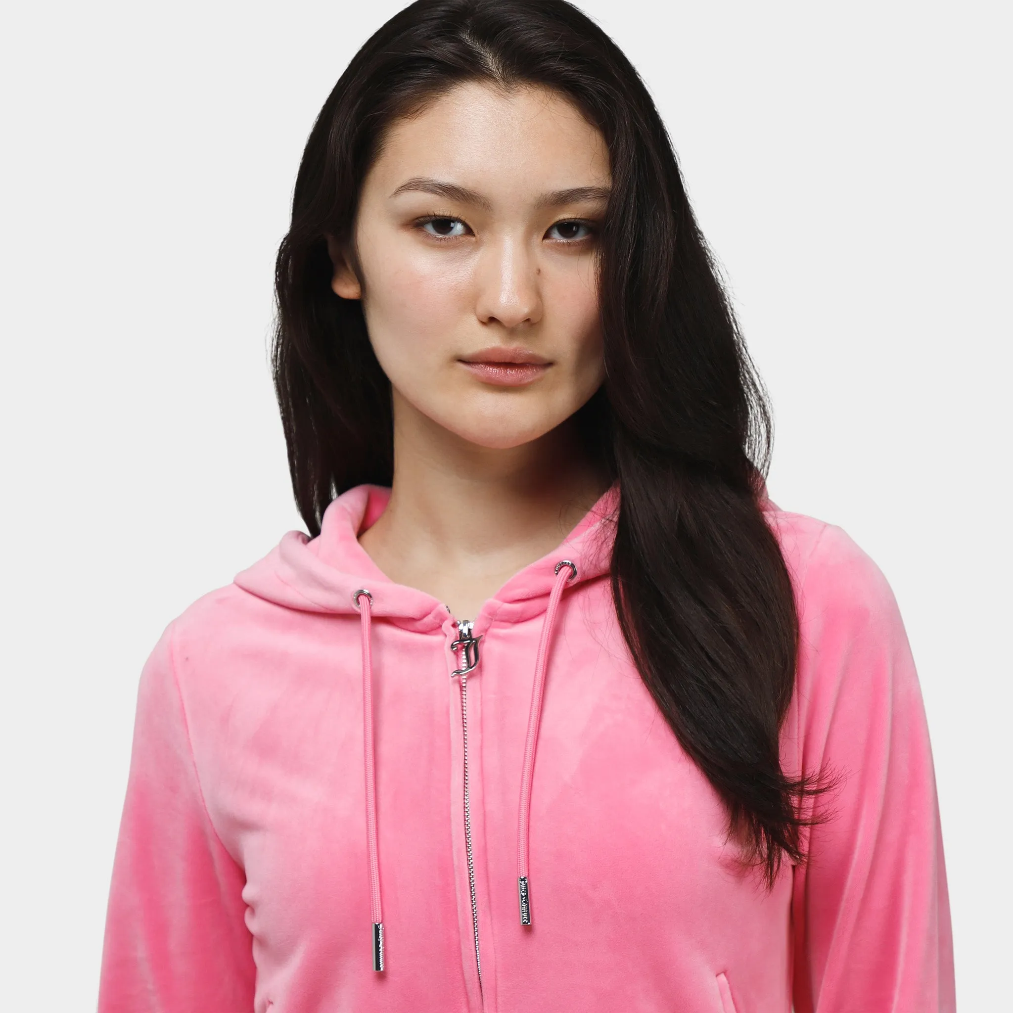 Juicy Couture Women's OG Big Bling Full Zip Hoodie / Hot Hot Pink sold by JD Sports product image thumbnail 3