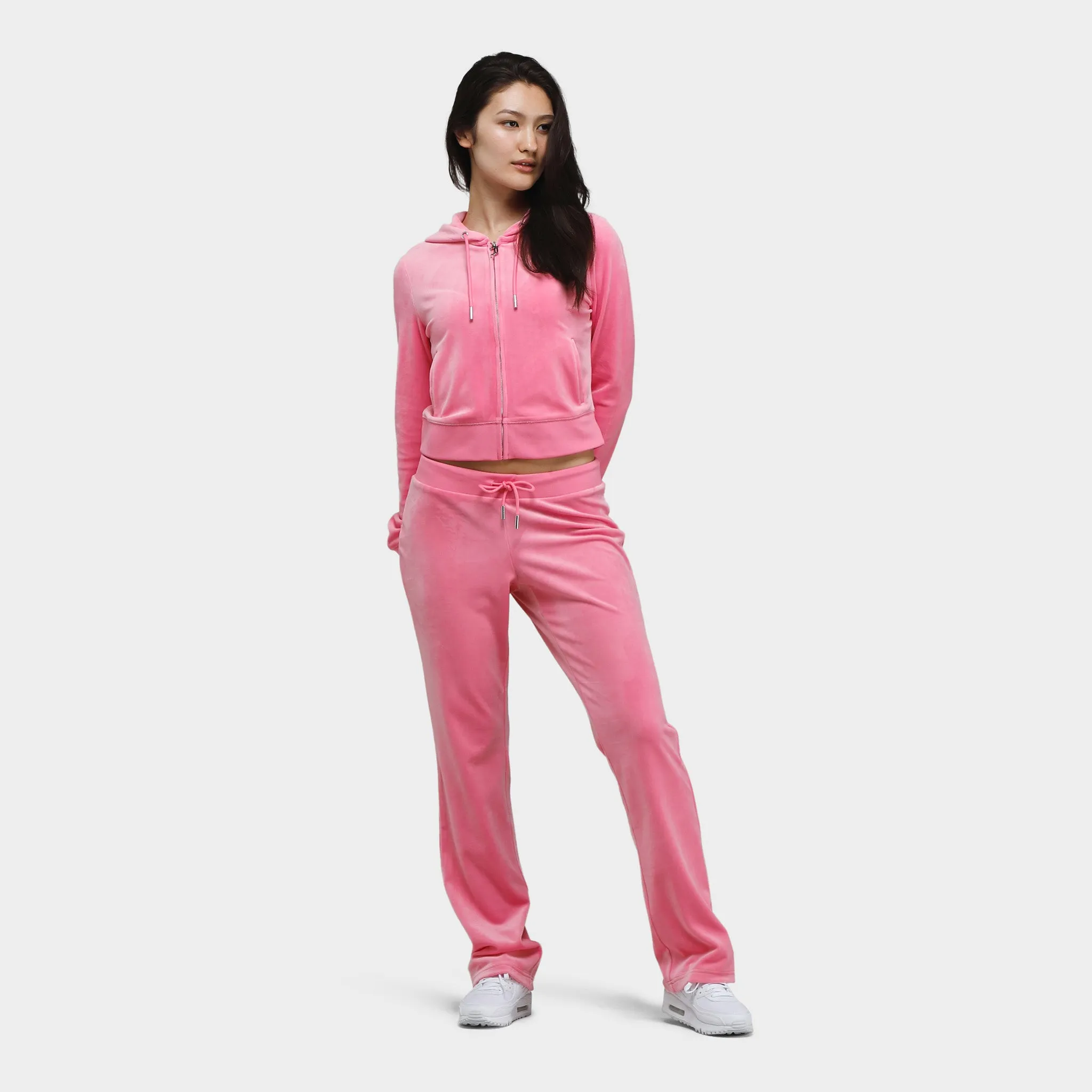 Juicy Couture Women's OG Big Bling Full Zip Hoodie / Hot Hot Pink sold by JD Sports product image thumbnail 5